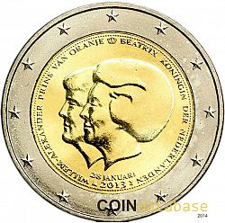 2 Euro 2013 Large Obverse coin