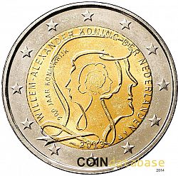 2 Euro 2013 Large Obverse coin