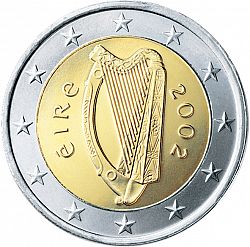 2 Euro 2002 Large Obverse coin