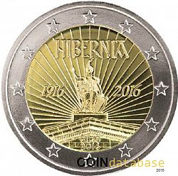 2 Euro 2016 Large Obverse coin