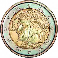 2 Euro 2005 Large Obverse coin