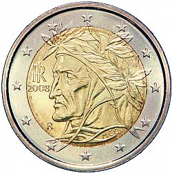 2 Euro 2008 Large Obverse coin