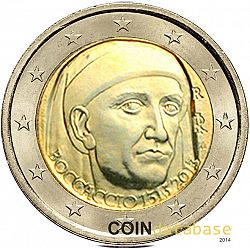 2 Euro 2013 Large Obverse coin