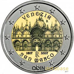 2 Euro 2017 Large Obverse coin