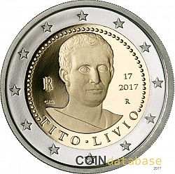 2 Euro 2017 Large Obverse coin