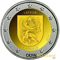 2 Euro 2017 Large Obverse coin