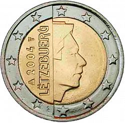 2 Euro 2004 Large Obverse coin