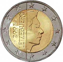 2 Euro 2005 Large Obverse coin