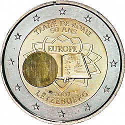 2 Euro 2007 Large Obverse coin