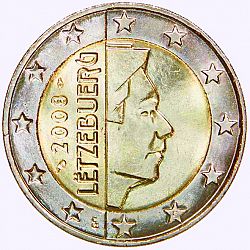 2 Euro 2008 Large Obverse coin