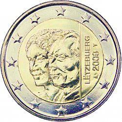 2 Euro 2009 Large Obverse coin