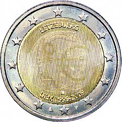 2 Euro 2009 Large Obverse coin