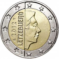 2 Euro 2012 Large Obverse coin