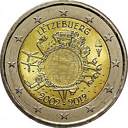 2 Euro 2012 Large Obverse coin