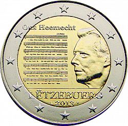 2 Euro 2013 Large Obverse coin