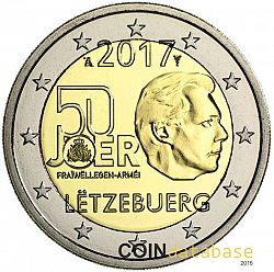 2 Euro 2017 Large Obverse coin