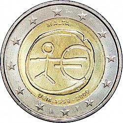 2 Euro 2009 Large Obverse coin