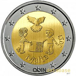 2 Euro 2017 Large Obverse coin
