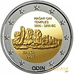 2 Euro 2017 Large Obverse coin