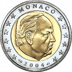 2 Euro 2004 Large Obverse coin