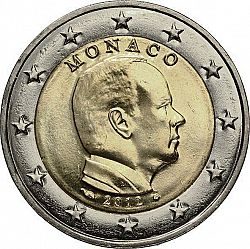 2 Euro 2012 Large Obverse coin