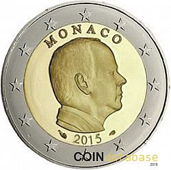 2 Euro 2015 Large Obverse coin