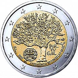 2 Euro 2007 Large Obverse coin