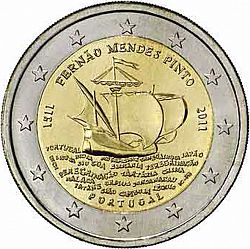 2 Euro 2011 Large Obverse coin