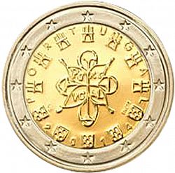 2 Euro 2014 Large Obverse coin