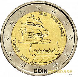 2 Euro 2015 Large Obverse coin