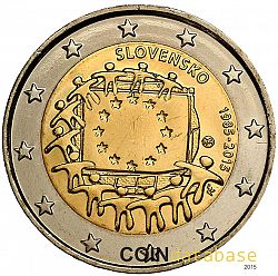 2 Euro 2015 Large Obverse coin