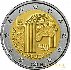 2 Euro 2018 Large Obverse coin