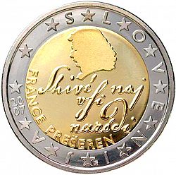 2 Euro 2007 Large Obverse coin