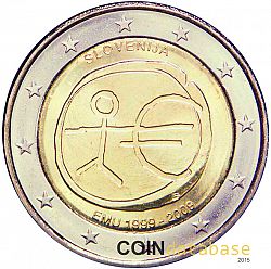 2 Euro 2009 Large Obverse coin