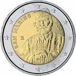 2 Euro 2007 Large Obverse coin