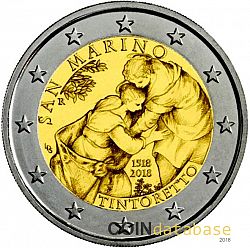 2 Euro 2018 Large Obverse coin