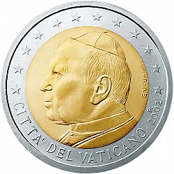 2 Euro 2002 Large Obverse coin