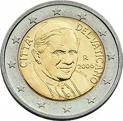 2 Euro 2006 Large Obverse coin