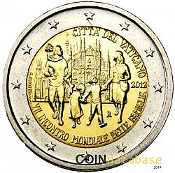 2 Euro 2012 Large Obverse coin