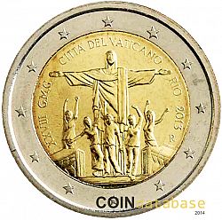 2 Euro 2013 Large Obverse coin