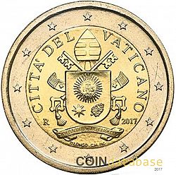 2 Euro 2017 Large Obverse coin