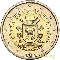 2 Euro 2017 Large Obverse coin