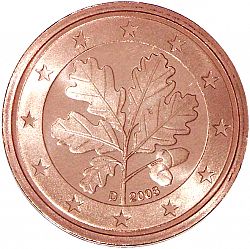 2 cent 2003 Large Obverse coin