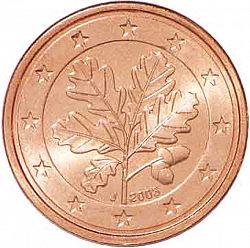 2 cent 2003 Large Obverse coin