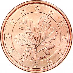 2 cent 2004 Large Obverse coin