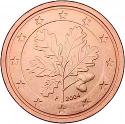 2 cent 2004 Large Obverse coin