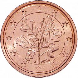 2 cent 2004 Large Obverse coin