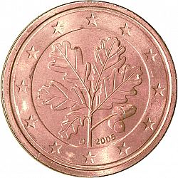 2 cent 2005 Large Obverse coin