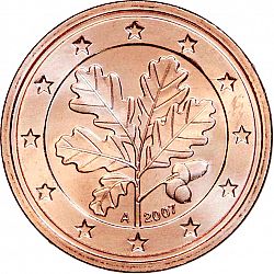 2 cent 2007 Large Obverse coin