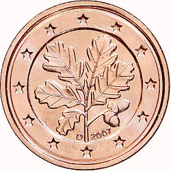 2 cent 2007 Large Obverse coin